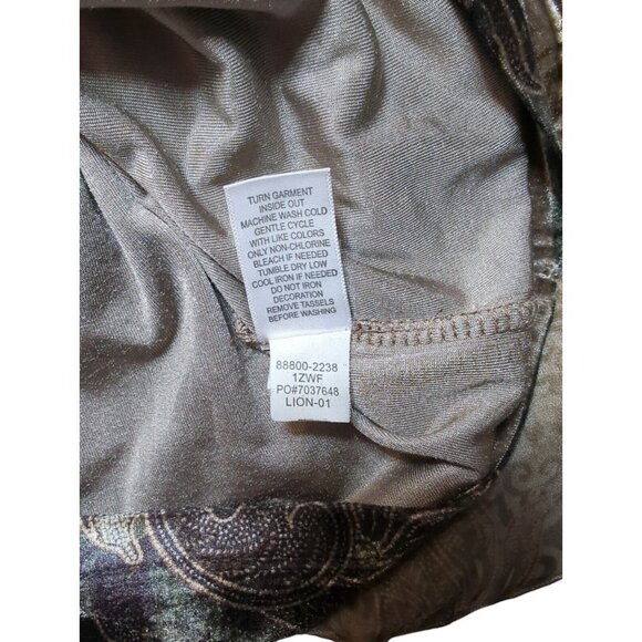 Womens‎ 1X Crushed Velvet Brown Tunic Top Whimsigoth Fairy Boho Casual Chic - Picture 9 of 11